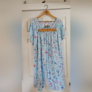 Pink Label Floral Pajama Set 3X